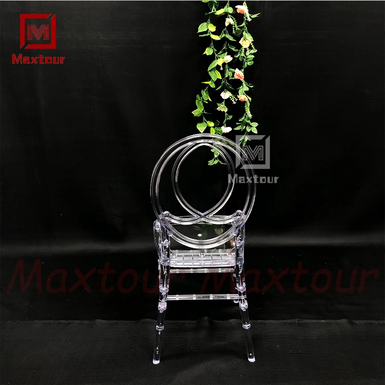 Strong Luxury Wedding Event Party Hotel Clear Plastic Phoenix Resin Chair