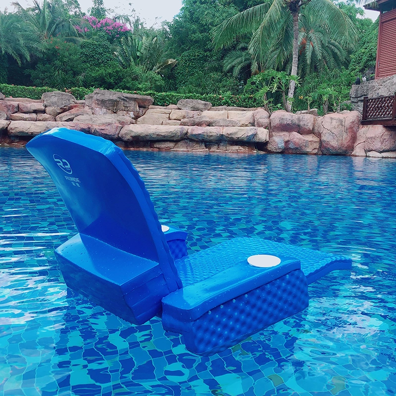 Water Park Non Inflatable Sun Swimming Pool Floating Outdoor Lounge Chair Waterproof Air Sofa Bed for Adult