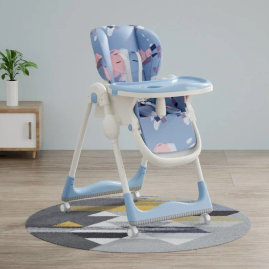 Fabrikpreis Multifunktions-Kindersitzerhöhung Babyfütterungs-Hochstuhl, klappbare Esszimmer-Babystühle aus Kunststoff